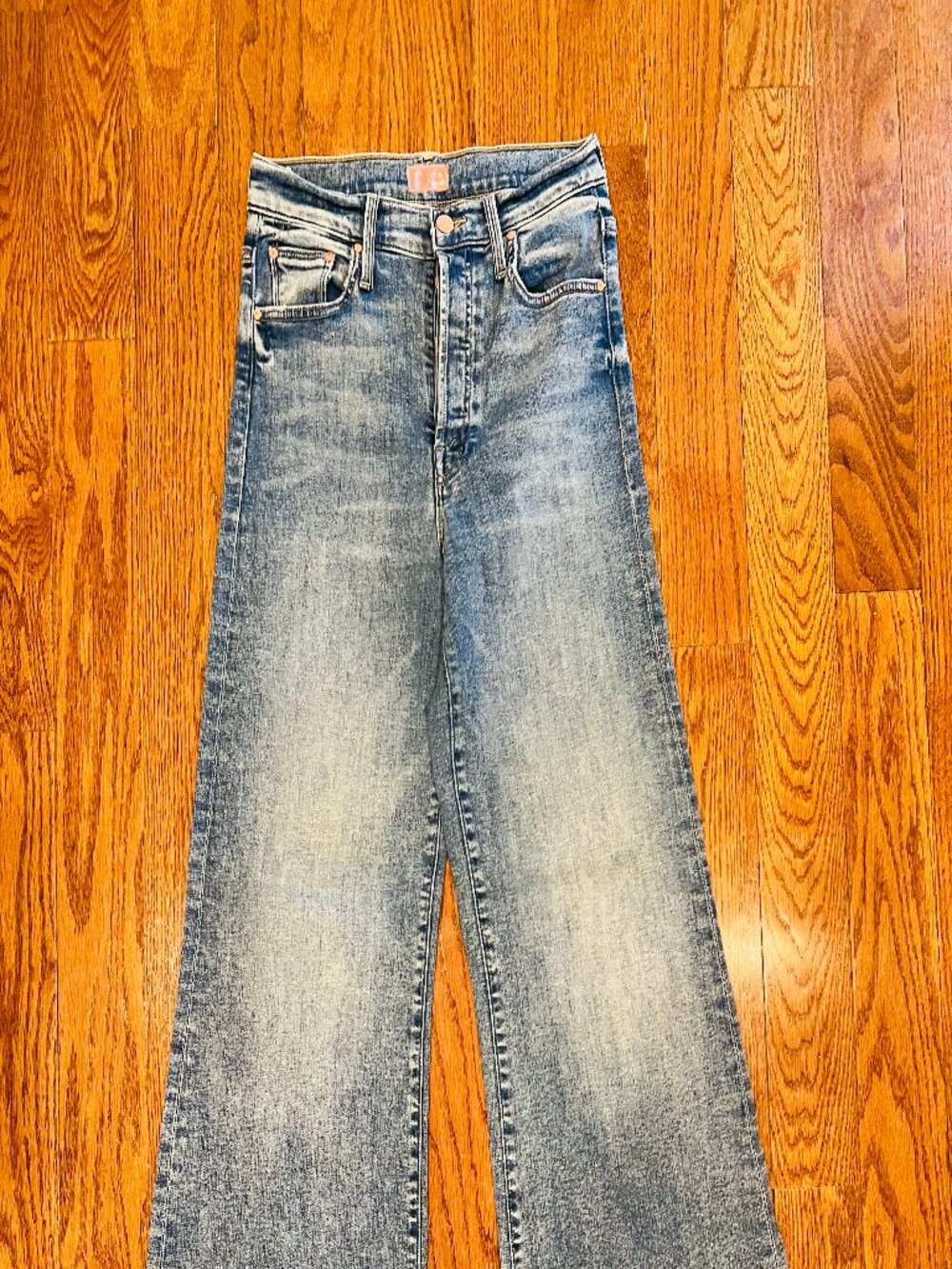Mother Women’s Wide Leg Jeans Size 27 The TOMCAT ROLLER ANKLE